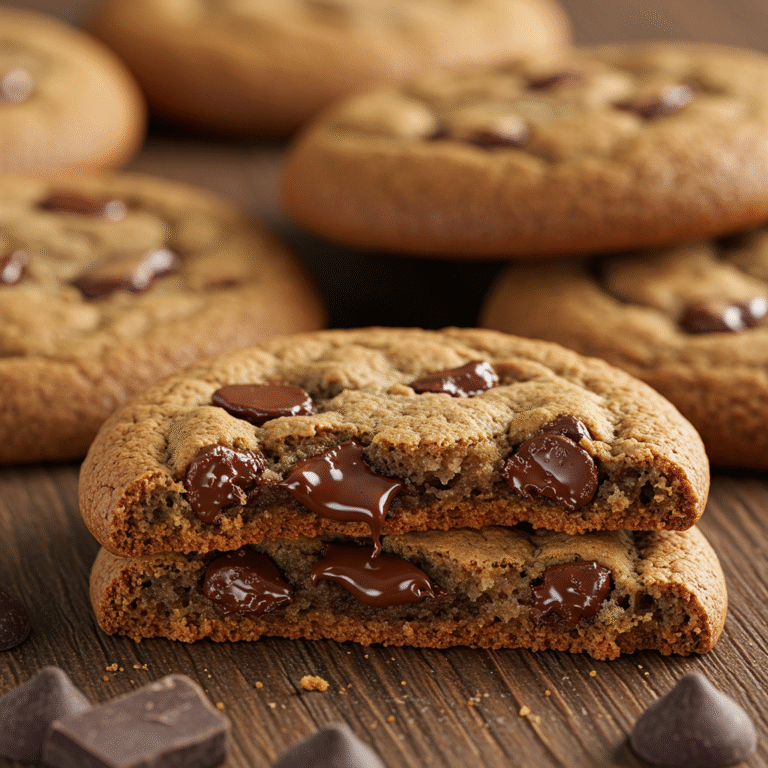 Receta de Cookies americanas con chips de chocolate