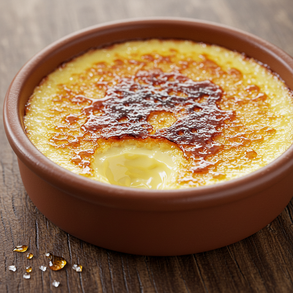 Receta Crème brûlée, Postre francés elegante