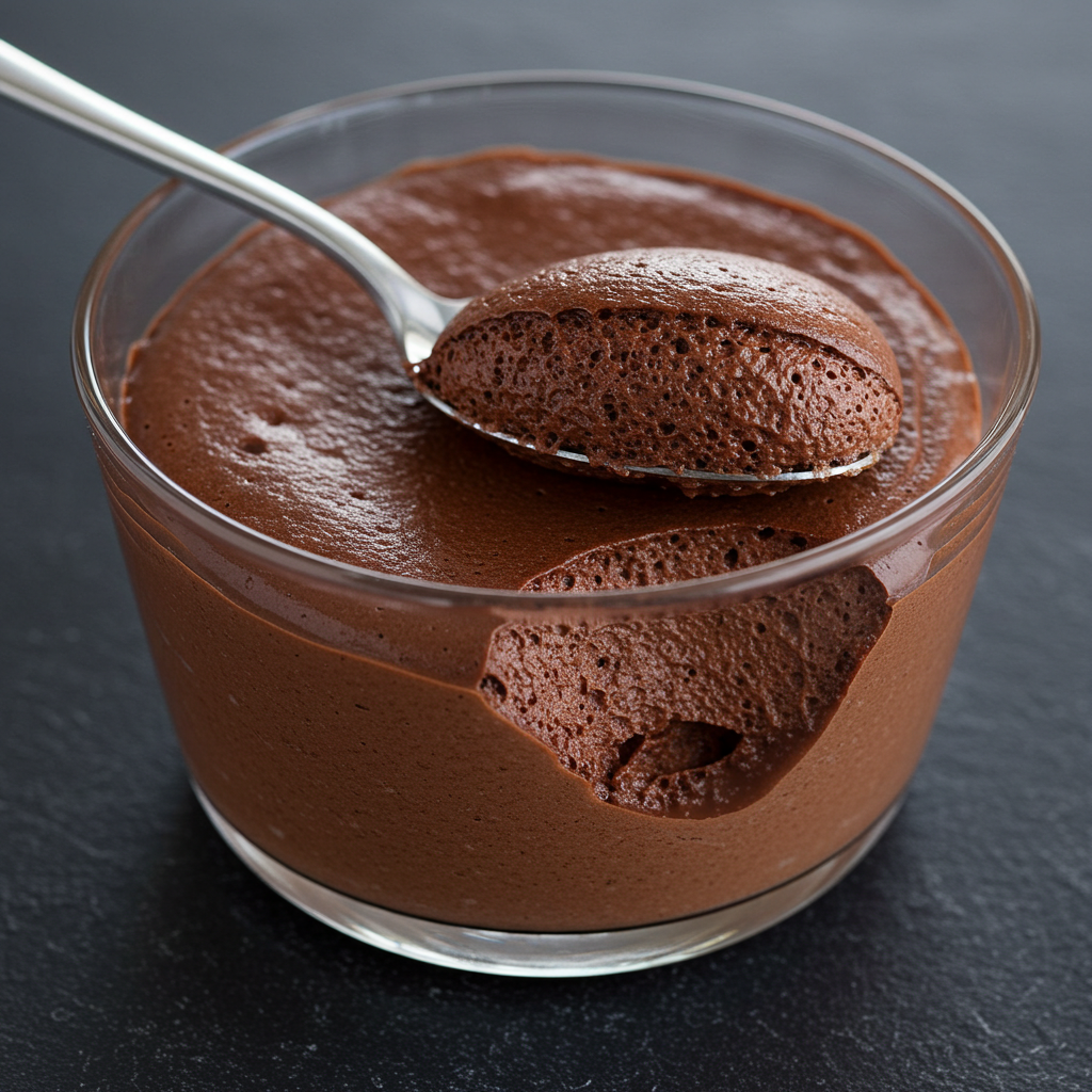 Receta de mousse de chocolate