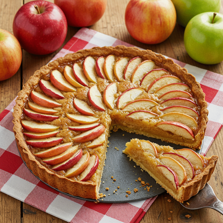 Receta clásica de tarta de manzana