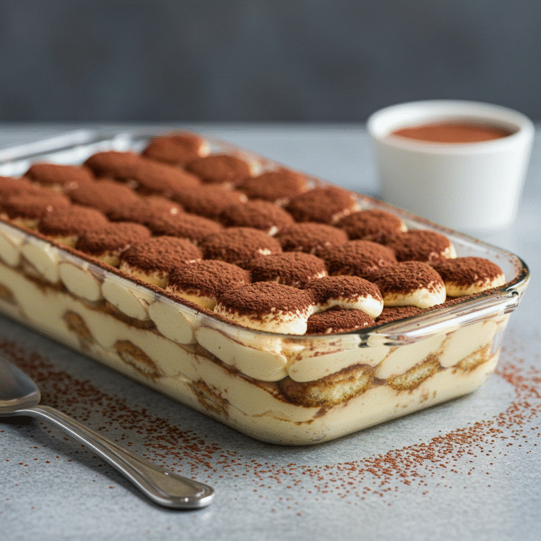 Receta de tiramisú el famoso postre italiano